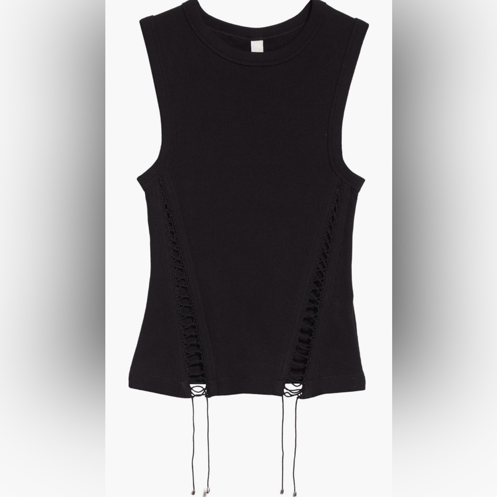 Dion Lee Picot Rib Muscle Tank